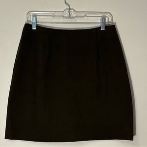 Vintage olive green a-line skirt